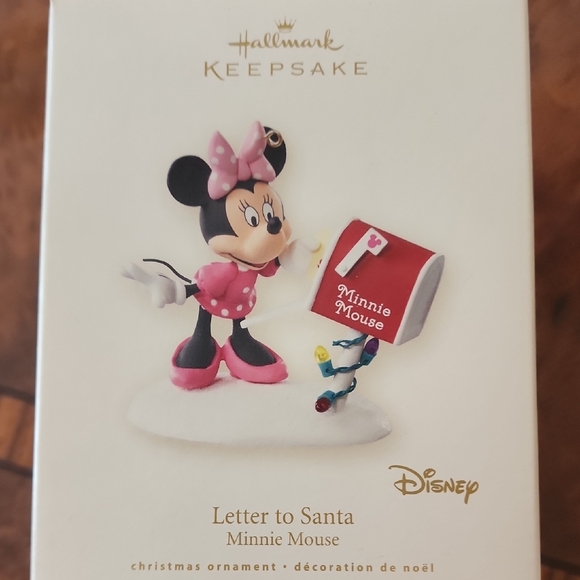 Hallmark Other - Hallmark Minnie Mouse Ornament with Pink and Red Accents